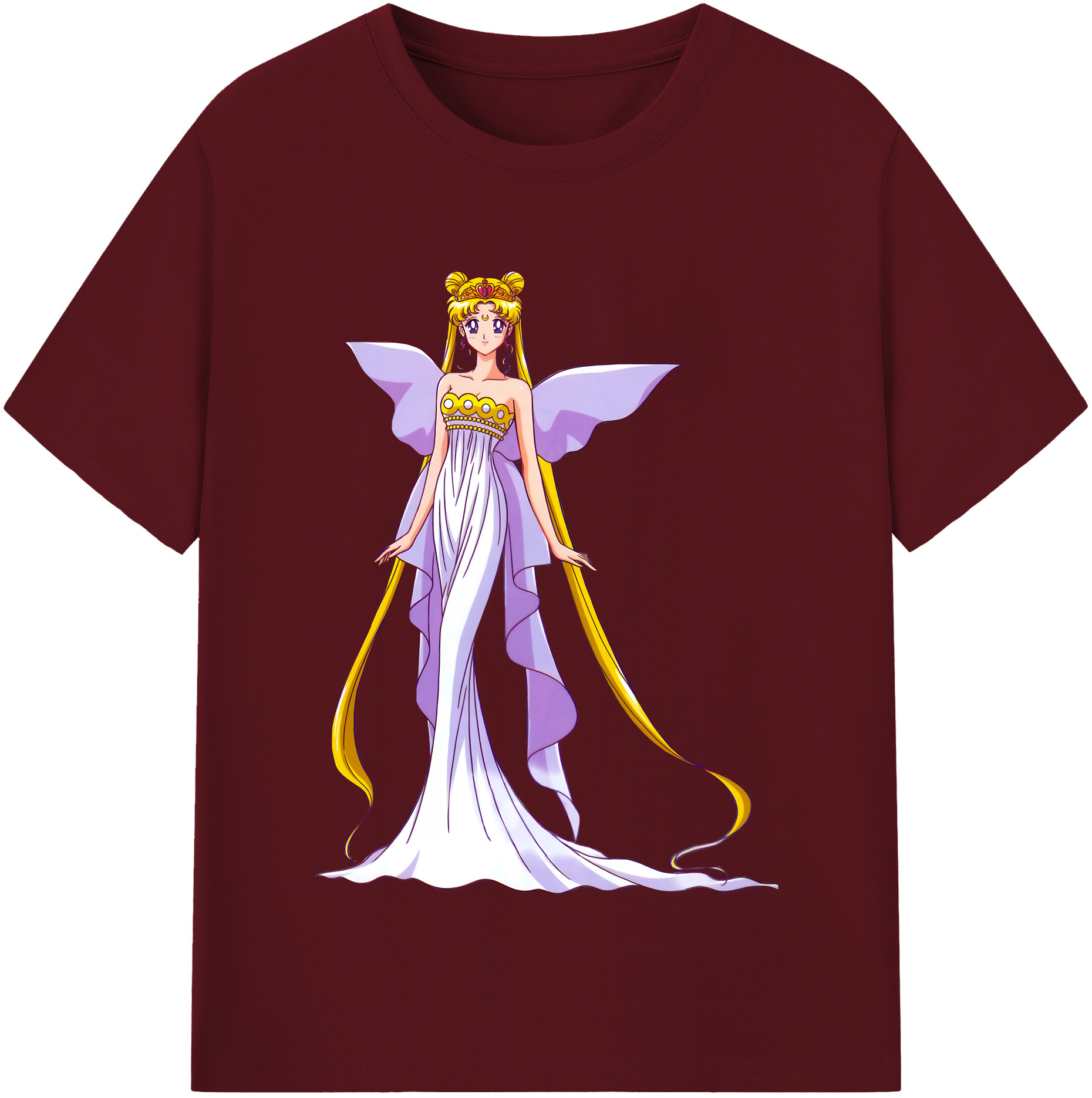 （画像用） 美少女戦士セーラームーン 愛野 美奈子 あいの みなこ Sailor Moon Aino Minako 綿100％半袖Tシャツ（フロントプリント）